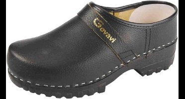 Gevavi Schoenklomp Dallas Zwart - Klompen - 39 Rundleder