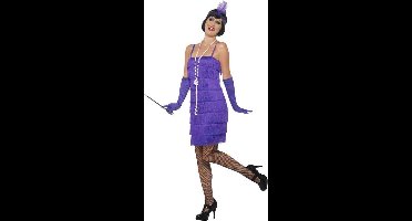 Smiffys - Flapper Kostuum - XL - Paars