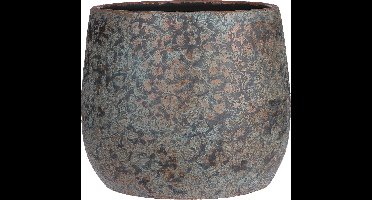Mica Decorations Bloempot - keramiek - kamerplanten - koper - D31 x H38 cm