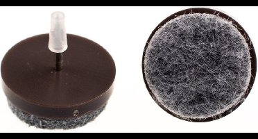 Verlofix Viltnagel Diameter 20mm Nylon Bruin 16 Stuks