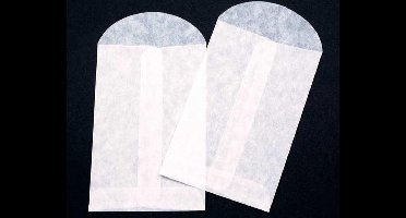 Pergamijn Envelopjes 7,5x11,5cm (100 stuks) | pergamijn zakjes | glassine zakjes