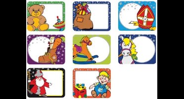 Verhaak Naametiketten Sinterklaas 50 Stuks