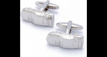 Manchetknopen - Sportauto Zilverkleurig