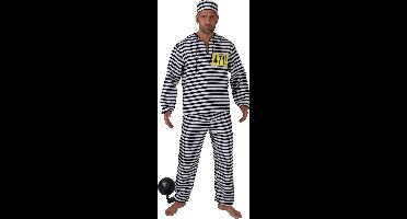 Magic Design Verkleedkleding Boef Polyester Zwart/wit Maat M