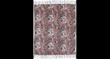 Mica Decorations Plaid Floria 150 X 130 Cm Plastic Bruin