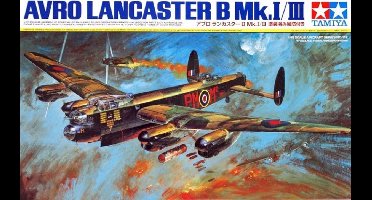 Tamiya Modelbouwpakket Militaire voertuigen - 61112 Avro Lancaster BI/BIII Plastic - 1:48 - Modelbouw