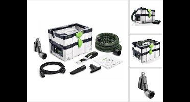 Festool CTL SYS Cleantec mobiele afzuigunit 4,5 l stofklasse L ( 575279 ) + draagriem, mondstukken, zuigslang
