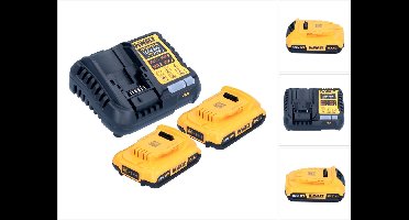 DeWALT DCB1104D2 Starterset 2x DCB183 Accu 2.0Ah 18V XR + Multilader DCB1104
