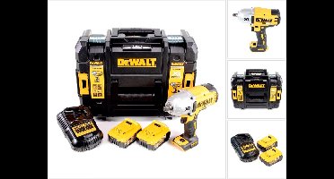 DeWalt DCF 899 M2 accu slagmoersleutel 18V 1/2" 950Nm borstelloos kogelvergrendeling + 2x oplaadbare accu 4.0Ah + lader + TSTAK