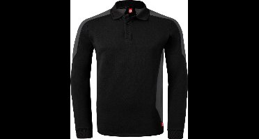 HAVEP Polosweater Bicolor 10075 - Zwart/Charcoal - XL