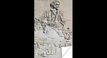 Poster Che Guevara herdenkingssteen - 20x30 cm