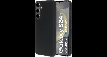 Mobiparts hoesje geschikt voor de Samsung Galaxy S24 Plus - Siliconen - Zwart