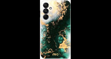 MIO MagSafe Samsung Galaxy A15 Hoesje | Hard Shell Back Cover | Geschikt voor MagSafe | Green Marble