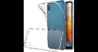 Hoesje voor Huawei Y6 2019 / Y6 Pro 2019 / Y6 Prime 2019 backcover Shockproof siliconen Transparant