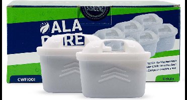Alapure 1001 Compatibel met Brita maxtra en Maxtra+ 1023124 / 1023120 / 1023128 / 1023126 / 1023130 | 6-Pack