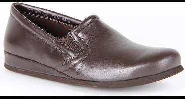 Rohde 6402 71 Bruine Leren Heren Pantoffels Gesloten - Bruin - 45