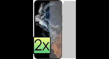 Screenprotector - 2 Stuks - Geschikt voor Samsung Galaxy S22 - Privacy Filter - Beschermglas - Gehard Glas - Tempered Glass - Screen Protector - Anti Spy - Full Display Cover