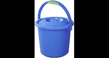 ProPlus Blauwe emmer met deksel - 9 liter - veelzijdig gebruik