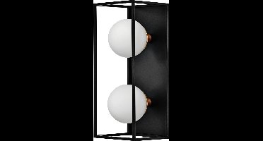 LEDVANCE DECOR Vierkante badkamer wandlamp IP44, zwart, G9