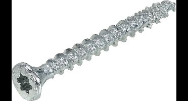 Dynaplus - Unischroeven - Torx 20 platkop - 4 x 40mm - Verzinkt - Voldraad (500 stuks)