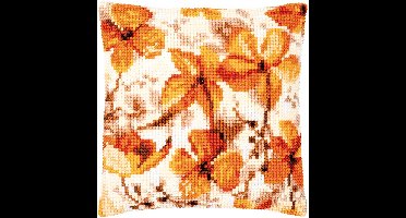 Vervaco - Kruissteekkussen kit - Herfstzaden - PN-0166239 - Borduren - Borduurpakket - Borduurpakket volwassenen - Borduurpakket kind