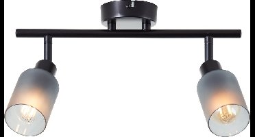 Brilliant Loralie - Plafondspot - Grijs;Zwart