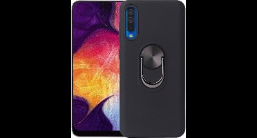 Hoesje Geschikt Voor Samsung Galaxy A70 hoesje Shockproof Armor case - back cover – TPU – Zwart