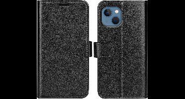 Geschikt voor iPhone 14 wallet / portemonnee case hoesje - zwart