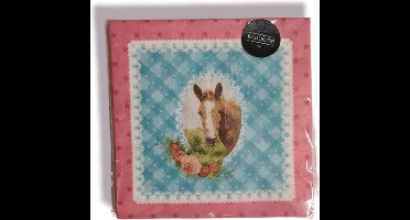 Papieren servetten – Paard 20 st - 33 x 33 cm