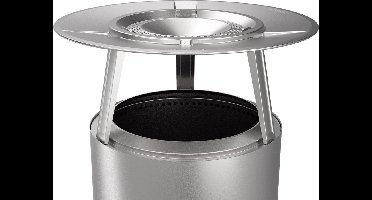 Solo Stove Bonfire Warmteverspreider, Met 3 Afneembare Poten, Accessoire voor Bonfire Vuurkorf, Vangt Warmte op en Verspreidt Deze, 304 Roestvrij Staal, Hoogte: 25,5 cm, Diameter: 63,5 cm, 3 kg