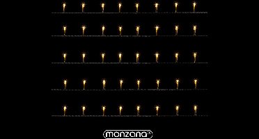 Monzana Lichtsnoer Kerst 600 LED´S - IP44 60m - Warm Wit