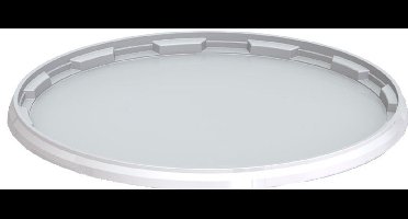 Deksel voor emmer kunststof wit 10 liter