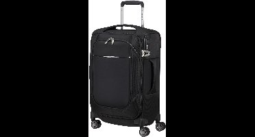 Samsonite Koffer - Re-Lite Spinner 55/22 handbagage - uitbreidbaar - Black - 44 l