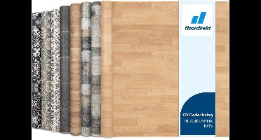 FLOORDIREKT Vloerbedekking - PVC vloeren - Atlantic - Beuken Look 101s - Vinyl vloeren - Natuurlijk houteffect - Dikte 1,9 mm - 200 x 250 cm