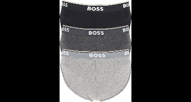 HUGO BOSS Power briefs (3-pack) - heren slips - grijs - grijs - zwart