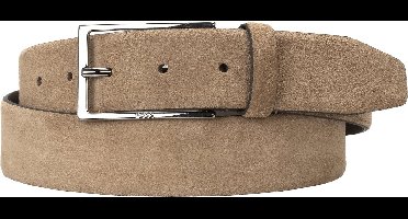 BOSS leren heren riem - middenbruin