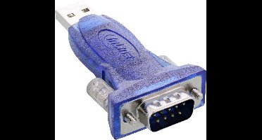 InLine® USB-naar-serieel-adapter, ST A naar 9-pin Sub D ST, met USB-kabel 0,8m