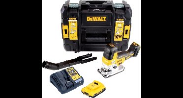 DeWalt DCS 335 D1 accudecoupeerzaag 18V + 1x accu 2.0 Ah + 1x snellader in TSTAK