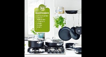 GreenPan Barcelona Pro hapjespan 24cm - 3,4l - met deksel - PFAS-vrij