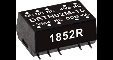MW Mean Well DETN02M-05 DC/DC-convertermodule 200 mA 2 W Aantal uitgangen: 2 x Inhoud 1 stuk(s)