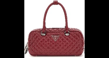 GUESS Schoudertas Eco Rianee Satchel Bag Claret Donkerrood