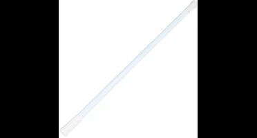 Benson Uitschuifbare douchegordijnstang - anti-slip - 77,5-135 cm - wit