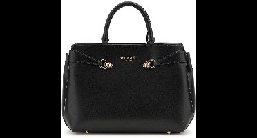 GUESS Handtas Schoudertas Lorelei Girlfriend Satchel Black Zwart