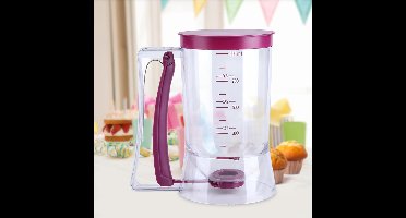 Goodivery ® Dispenser, 900 ml handmatige Batter Dispenser Cupcake Pannenkoeken Wafel Maatbeker Keuken Bakgereedschap