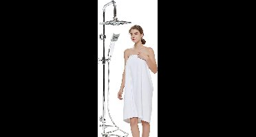 ApexArte® Doucheset - Douchestang - Regendouche met Douchekop - Zilver