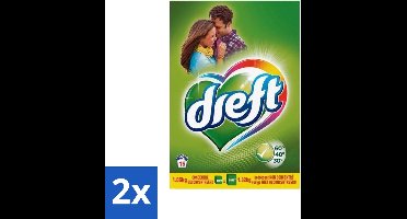Dreft - Waspoeder - Witte en Gekleurde Was - Original - 15 Wasbeurten - Voordeelverpakking - 2 stuks