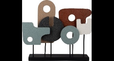 Present Time - Beeld Abstract Art Large - Multicolor