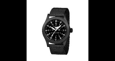 KHS - KHS.PLABSSF.MB - Polshorloge - Heren - PLATOON Black Steel Solar