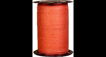 Glitter Krullint Lido Koraalrood | 10 mm | 100mtr.