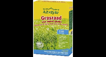 AZstyle Graszaad Inzaai - voor Nieuwe Gazons - Dicht Gazon zonder Mos - Sterke Grasmat - Snelkiemend Graszaad - Speel & Siergazons - voor 12,5 M² - 250 GR